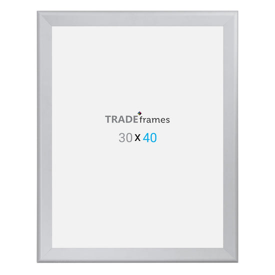 30x40 Silver Movie Poster Frame 44MM