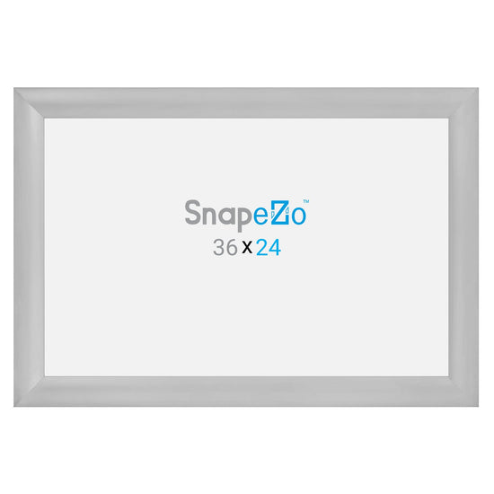 60.96 x 91.44 cm Silver Movie Poster Frame 55MM SnapeZo®