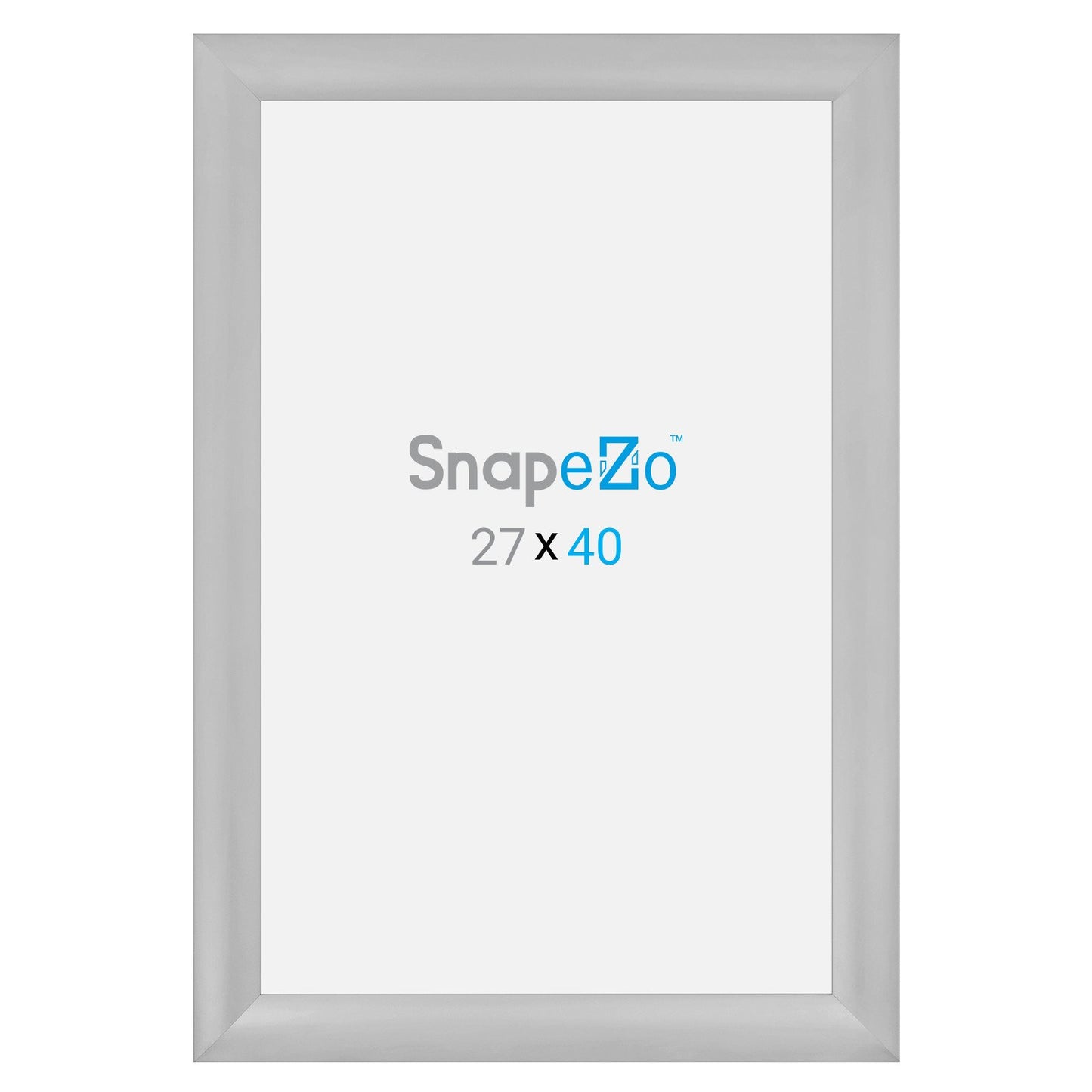 68.58 x 101.60 cm Silver Movie Poster Frame 55MM SnapeZo®