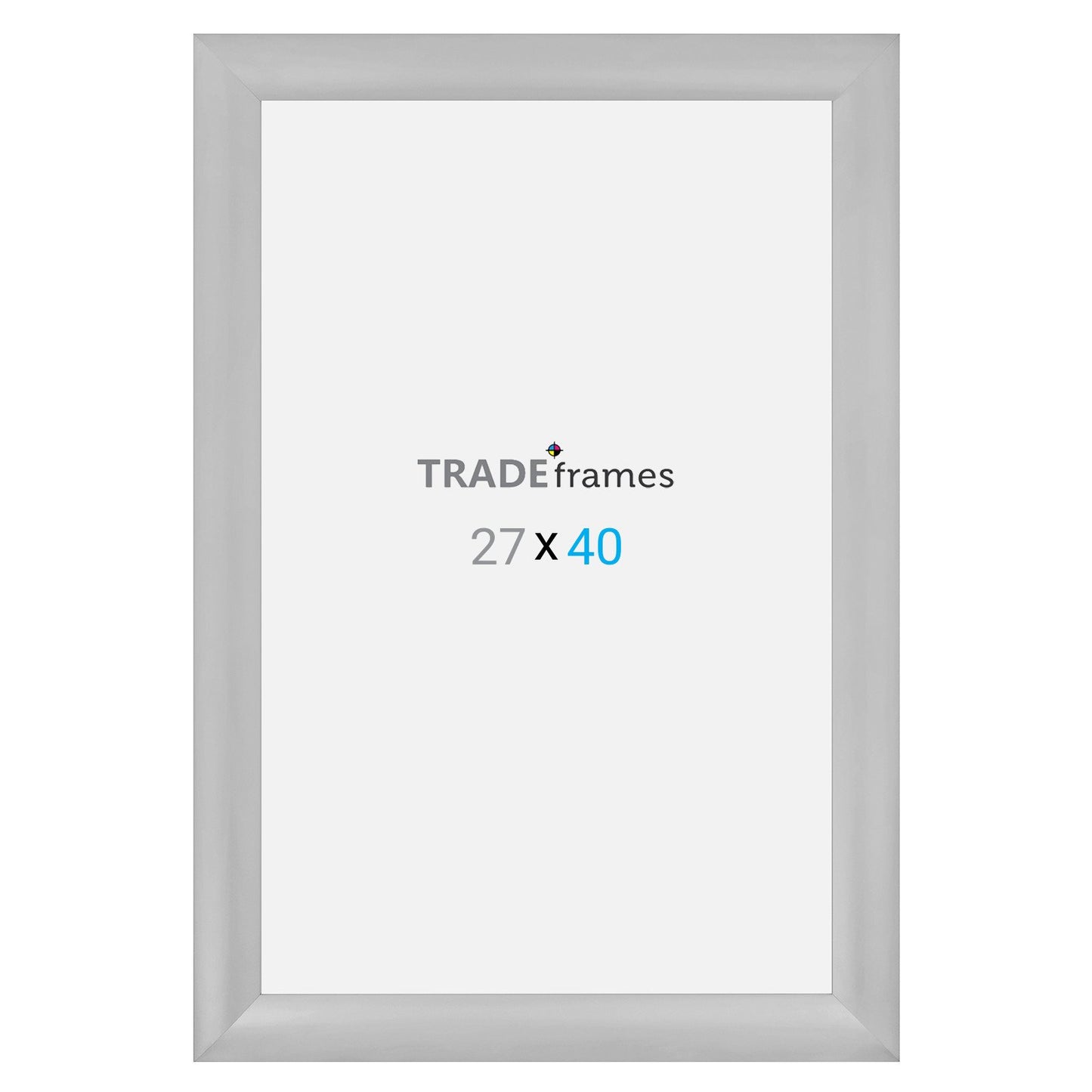 68.58 x 101.60 cm Silver Snap Frame - 55MM