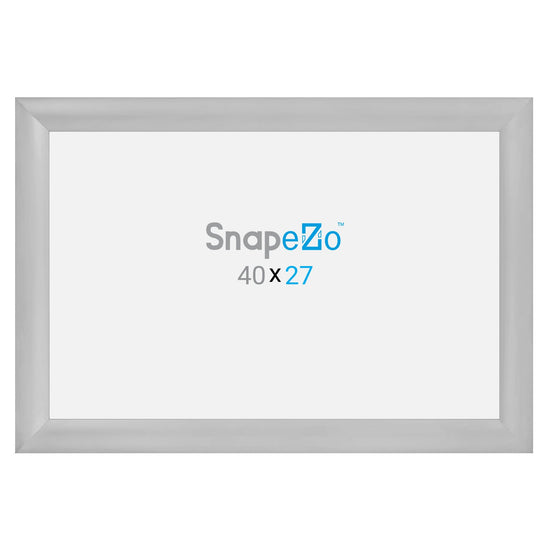 68.58 x 101.60 cm Silver Movie Poster Frame 55MM SnapeZo®