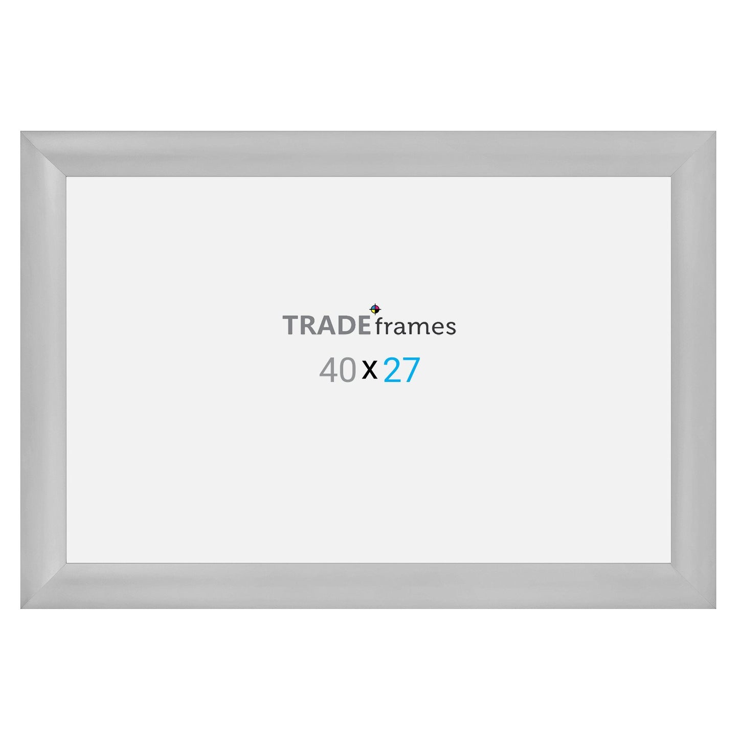 68.58 x 101.60 cm Silver Snap Frame - 55MM