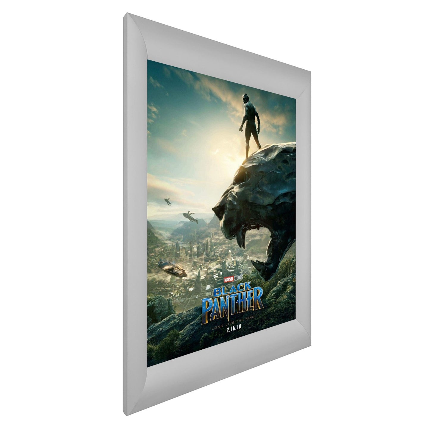 60.96 x 91.44 cm Silber Film Poster Frame 55mm Snapezo®