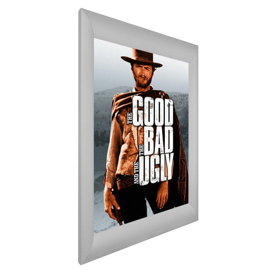 68.58 x 104.14 cm Silver Movie Poster Frame 55MM SnapeZo®