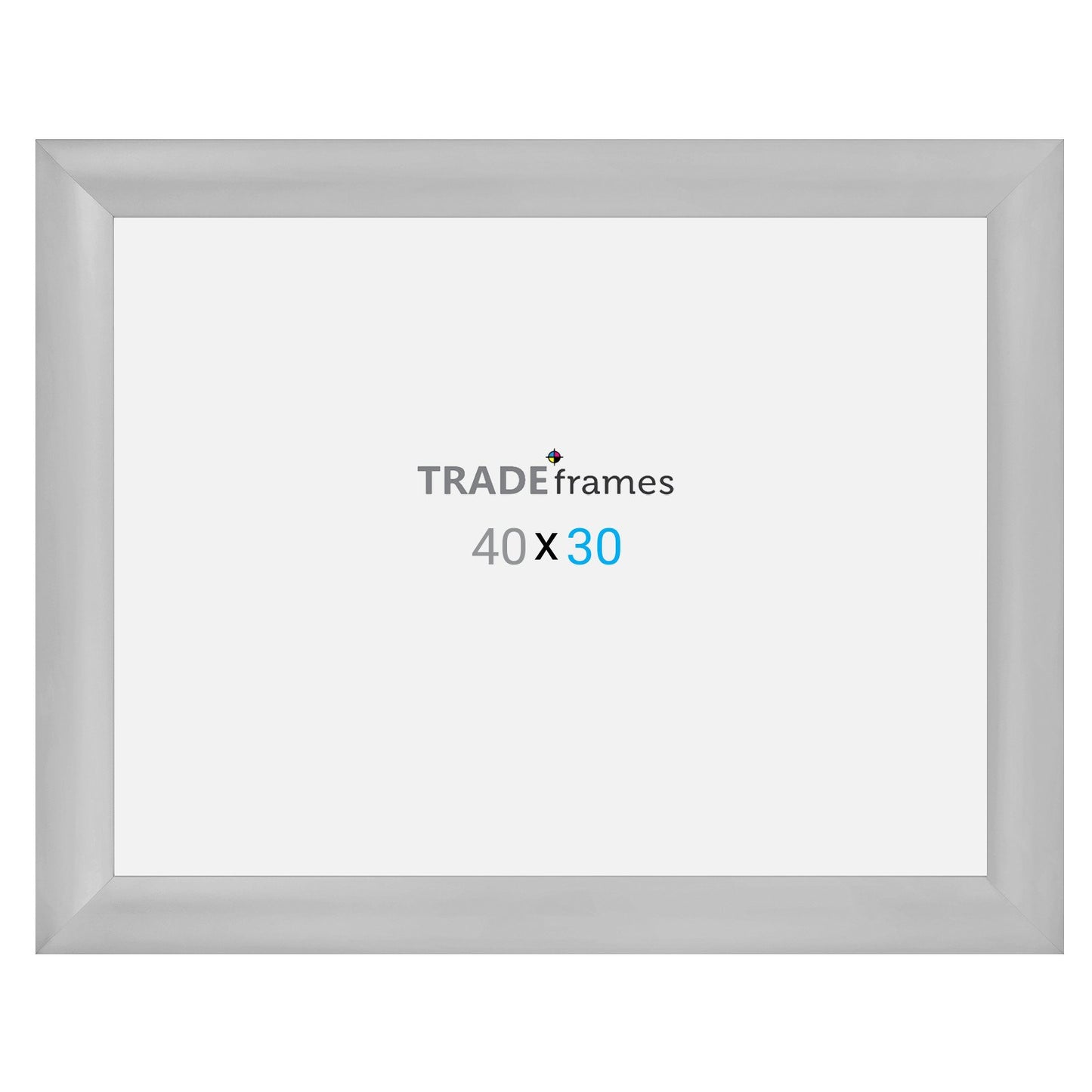 30x40 Silver Snap Frame - 55MM