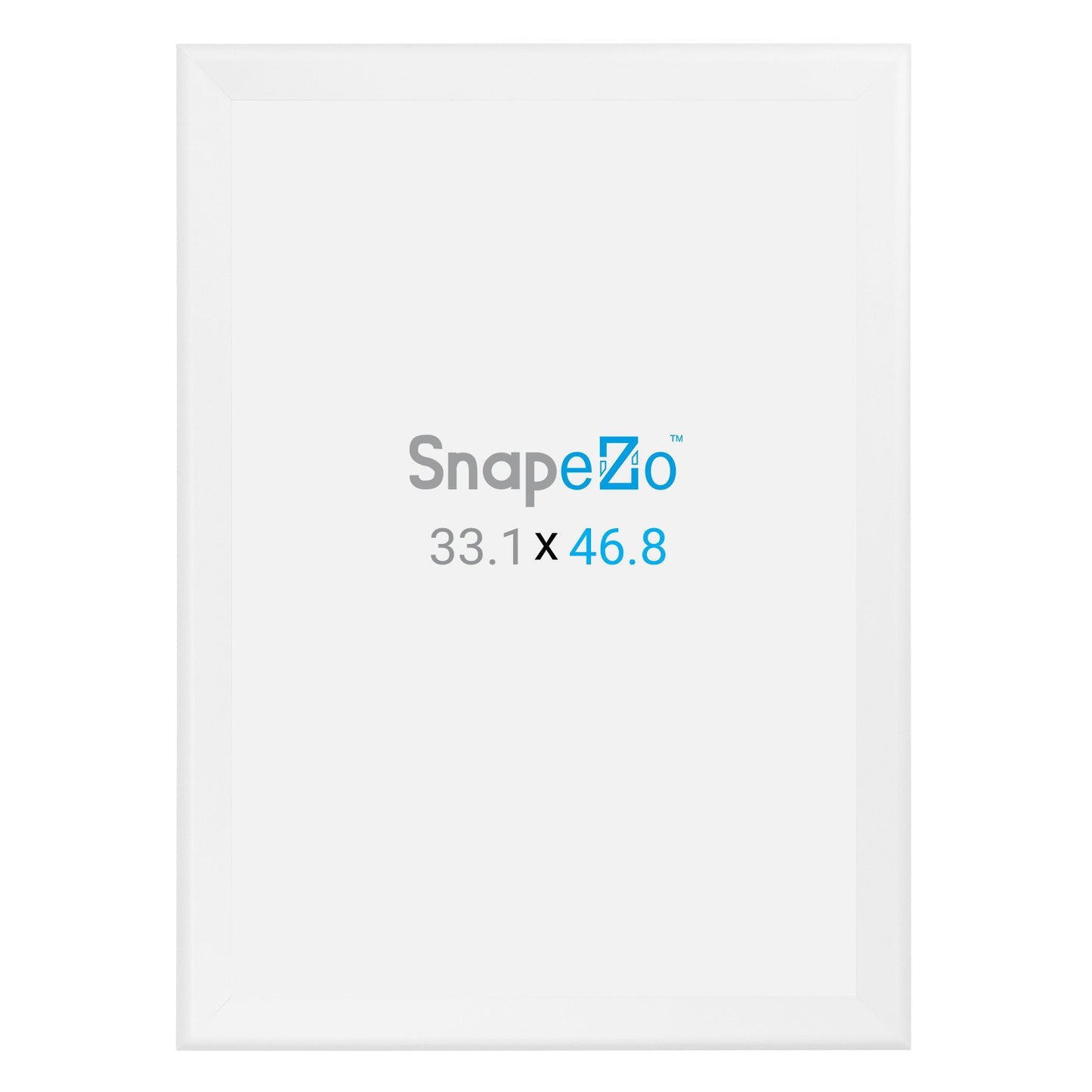 A0 (118.9 x 84.1 cm) White Poster Frame 44MM SnapeZo®