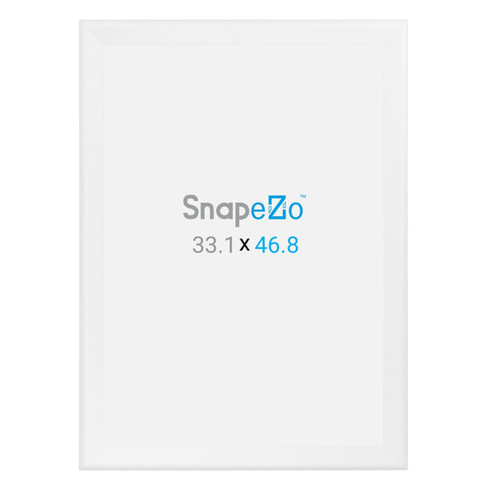 A0 (118.9 x 84.1 cm) White Poster Frame 44MM SnapeZo®