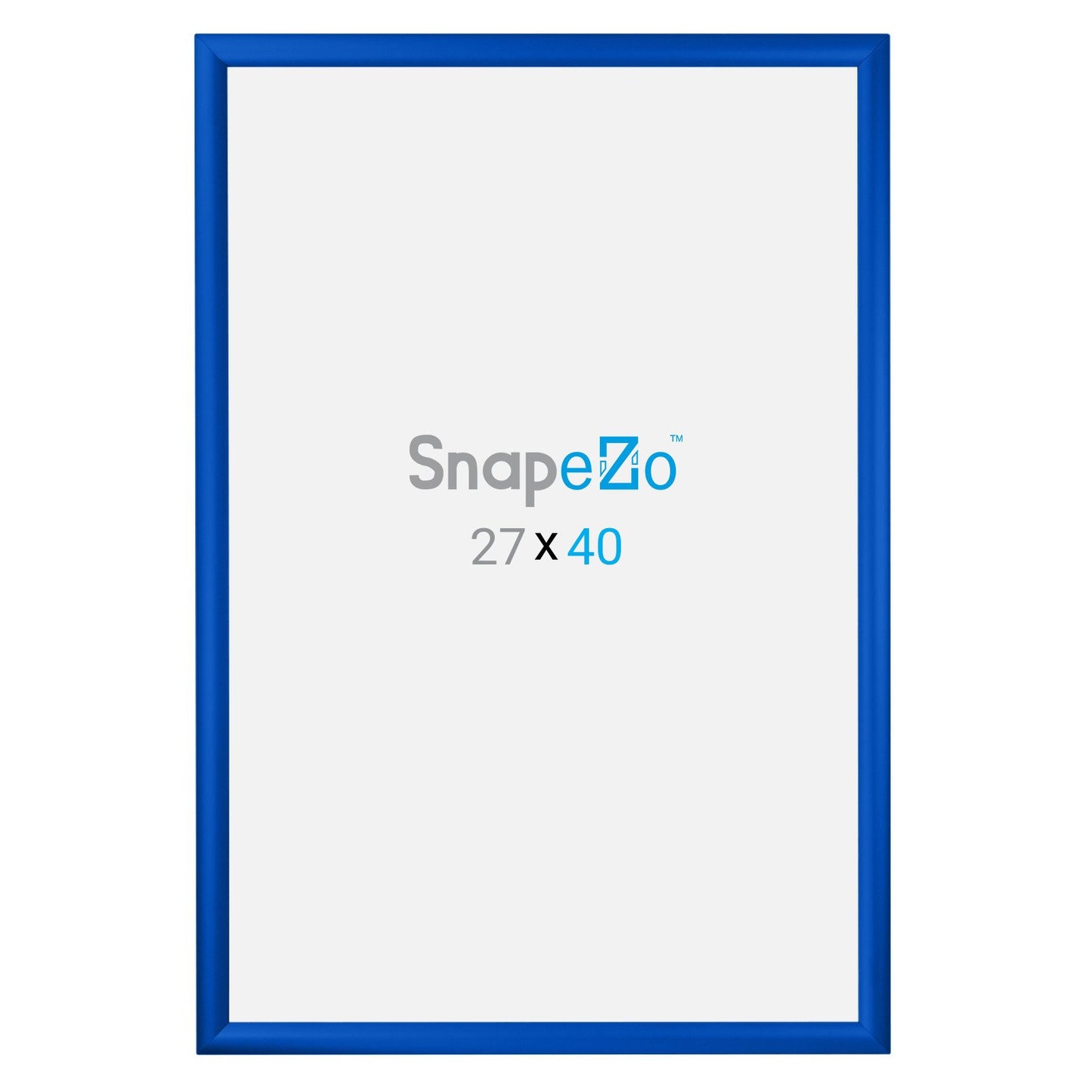 SnapeZo® 68,58 x 101,60 cm Marco a presión azul - Perfil de 30 mm