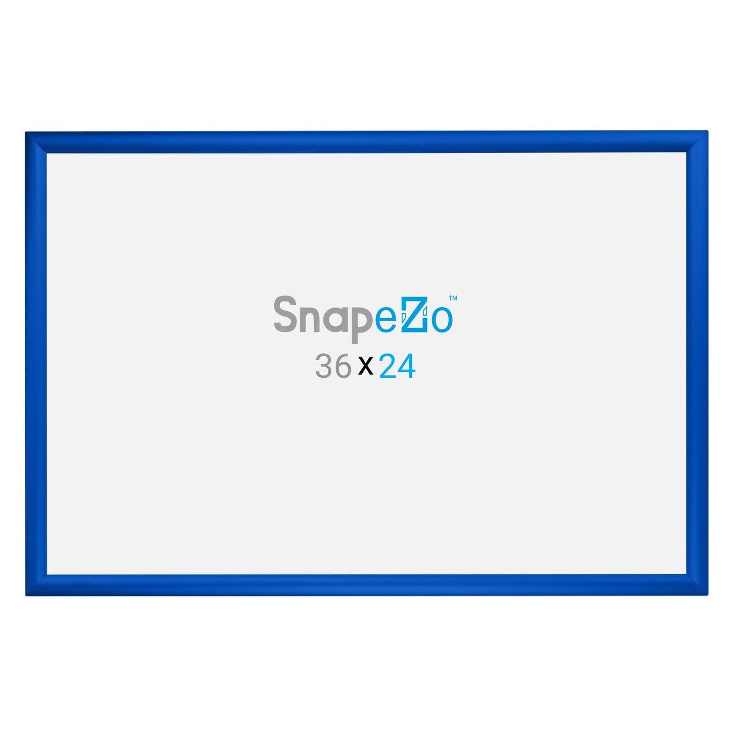 SnapeZo® 60,96 x 91,44 cm Marco a presión azul - Perfil de 30 mm