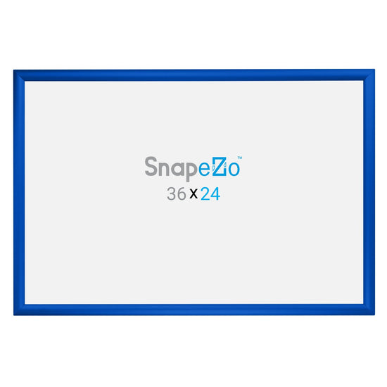 SnapeZo® 60,96 x 91,44 cm Marco a presión azul - Perfil de 30 mm