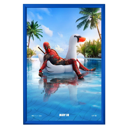 SnapeZo® 68.58 x 101.60 cm Blue Snap Frame - 30MM Profile