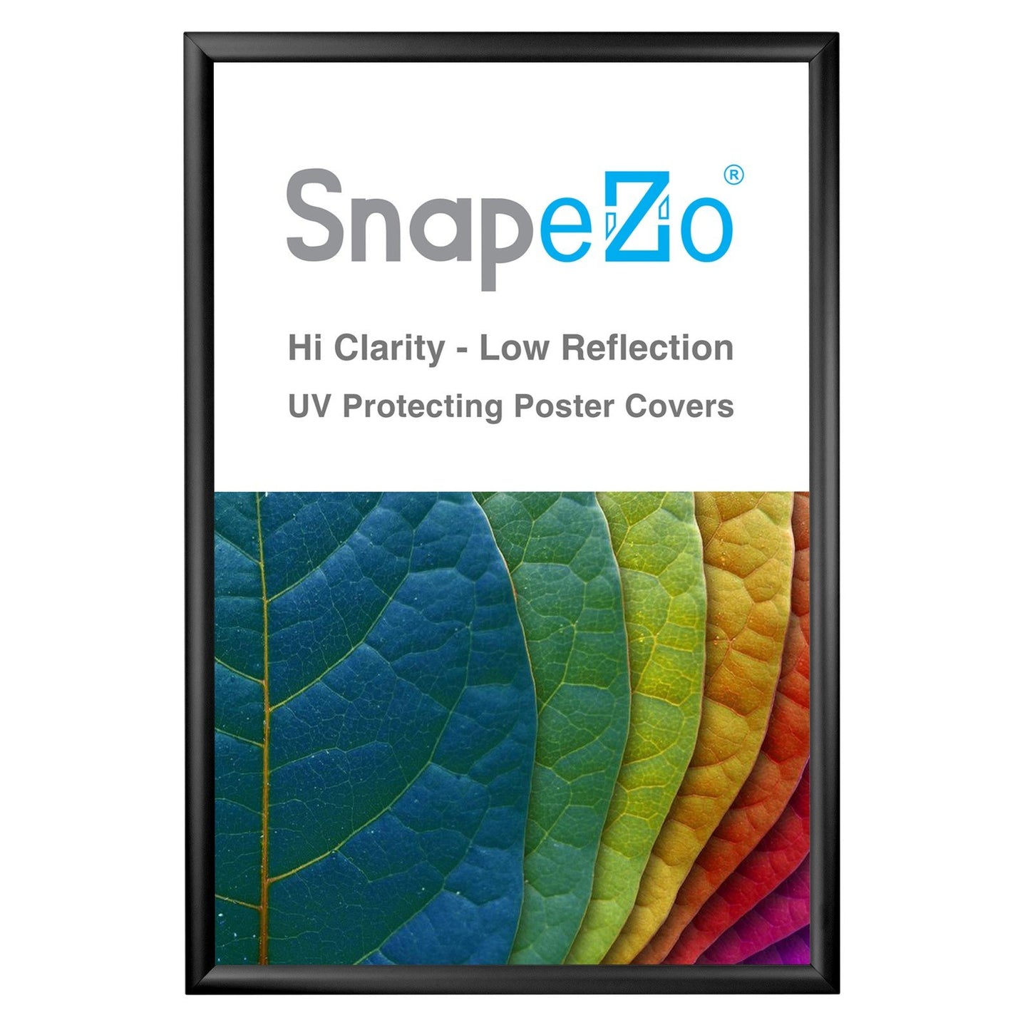 SnapeZo® 68.58 x 101.60 cm Black Snap Frame - 30MM Profile