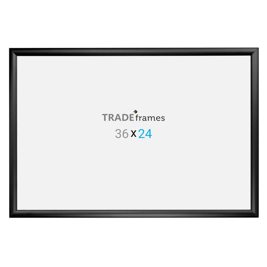 60.96 x 91.44 cm Black Snap Frame - 30MM Profile