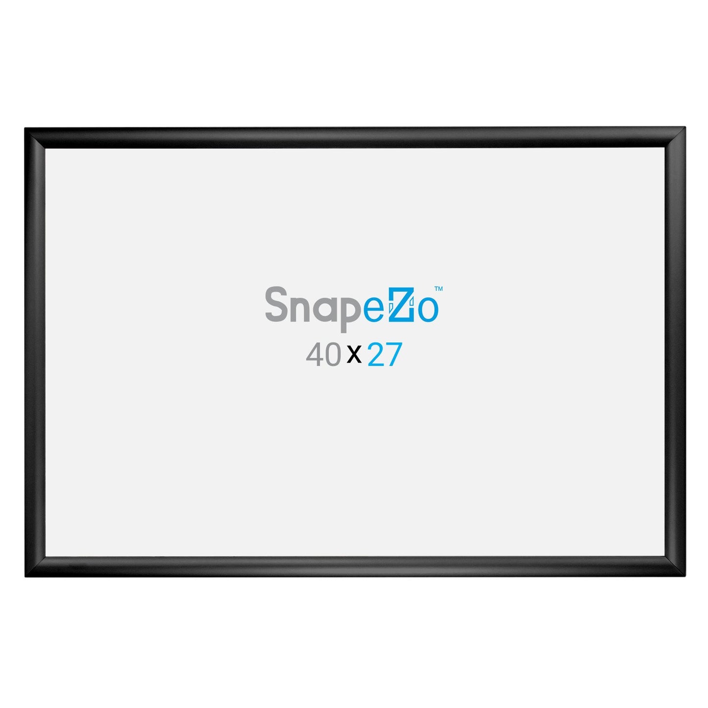 SnapeZo® 68,58 x 101,60 cm Marco a presión negro - Perfil de 30 mm