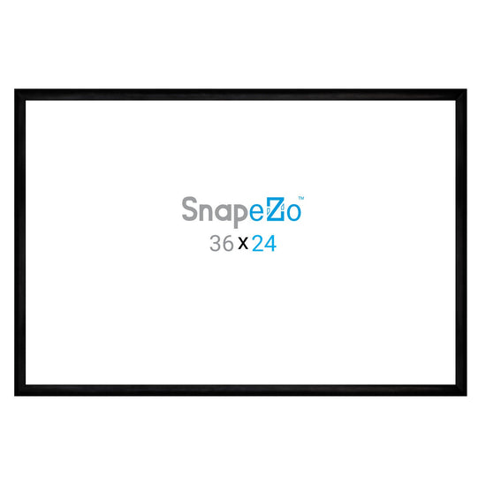 60.96 x 91.44 cm Schwarz gebürsteter Filmplakatrahmen 25 mm SnapeZo®