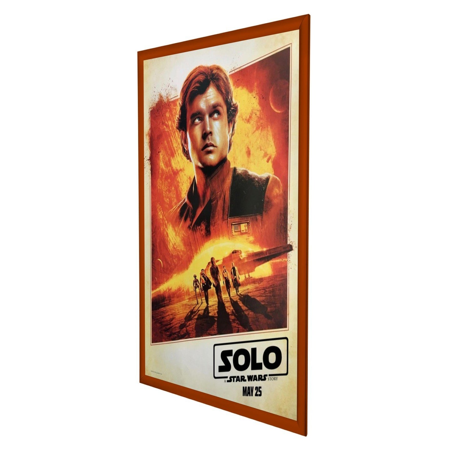 68.58 x 101.60 cm Brown Movie Poster Frame 30MM SnapeZo®