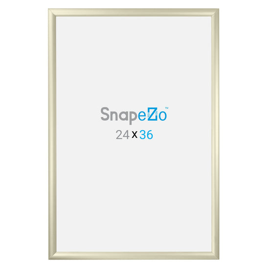 60.96 x 91.44 cm Cremefarbener Filmposterrahmen 30 mm SnapeZo®