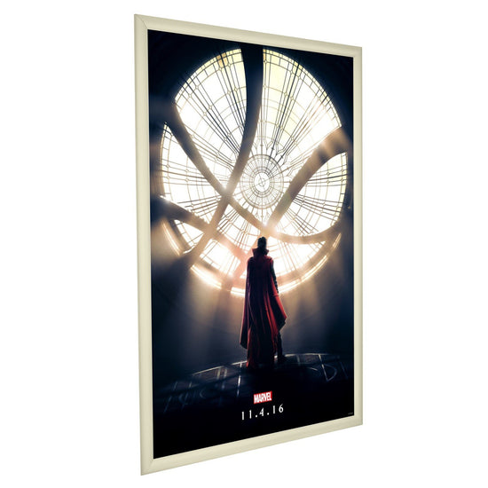 68.58 x 101.60 cm Cream Movie Poster Frame 30MM SnapeZo®