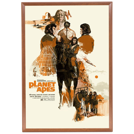 68,58 x 104,14 cm Marco de póster de película de madera oscura 32MM SnapeZo®