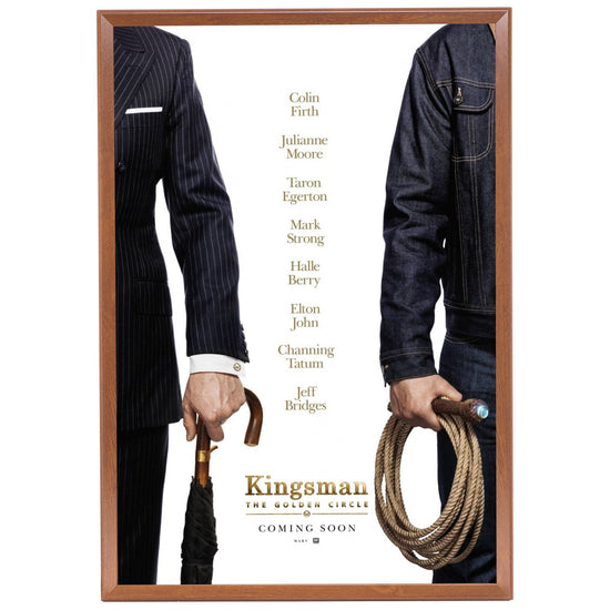 60.96 x 91.44 cm Dark Wood Movie Poster Frame 32MM SnapeZo®