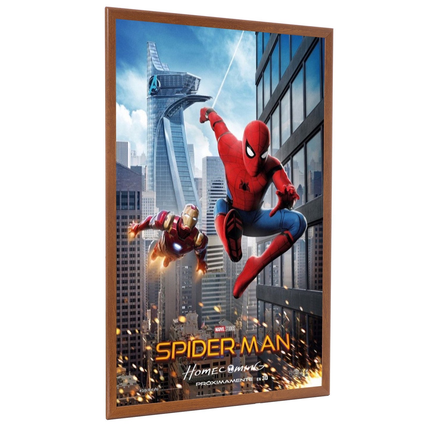 60.96 x 91.44 cm Dark Wood Movie Poster Frame 32MM SnapeZo®