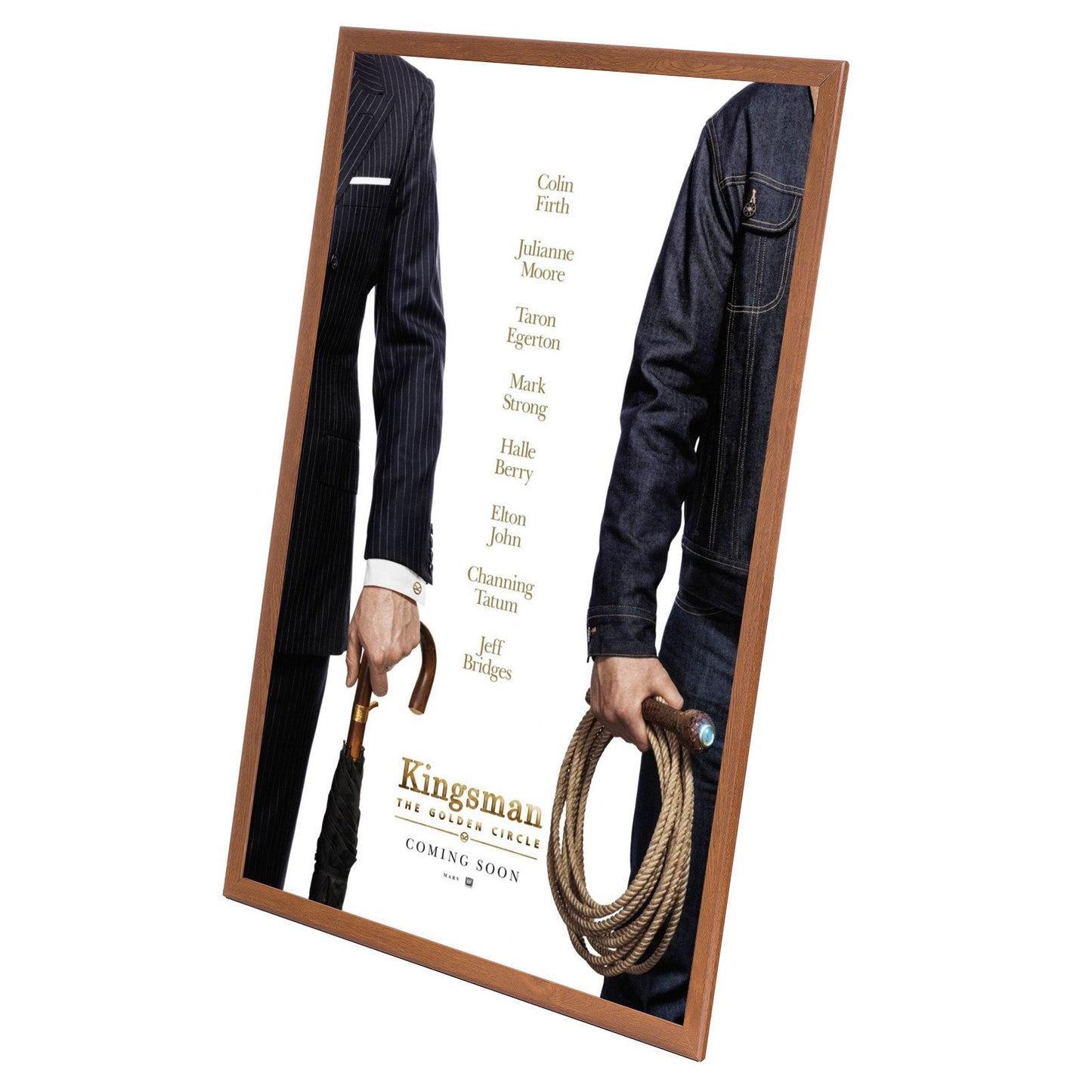 68.58 x 101.60 cm Dark Wood Movie Poster Frame 32MM SnapeZo®