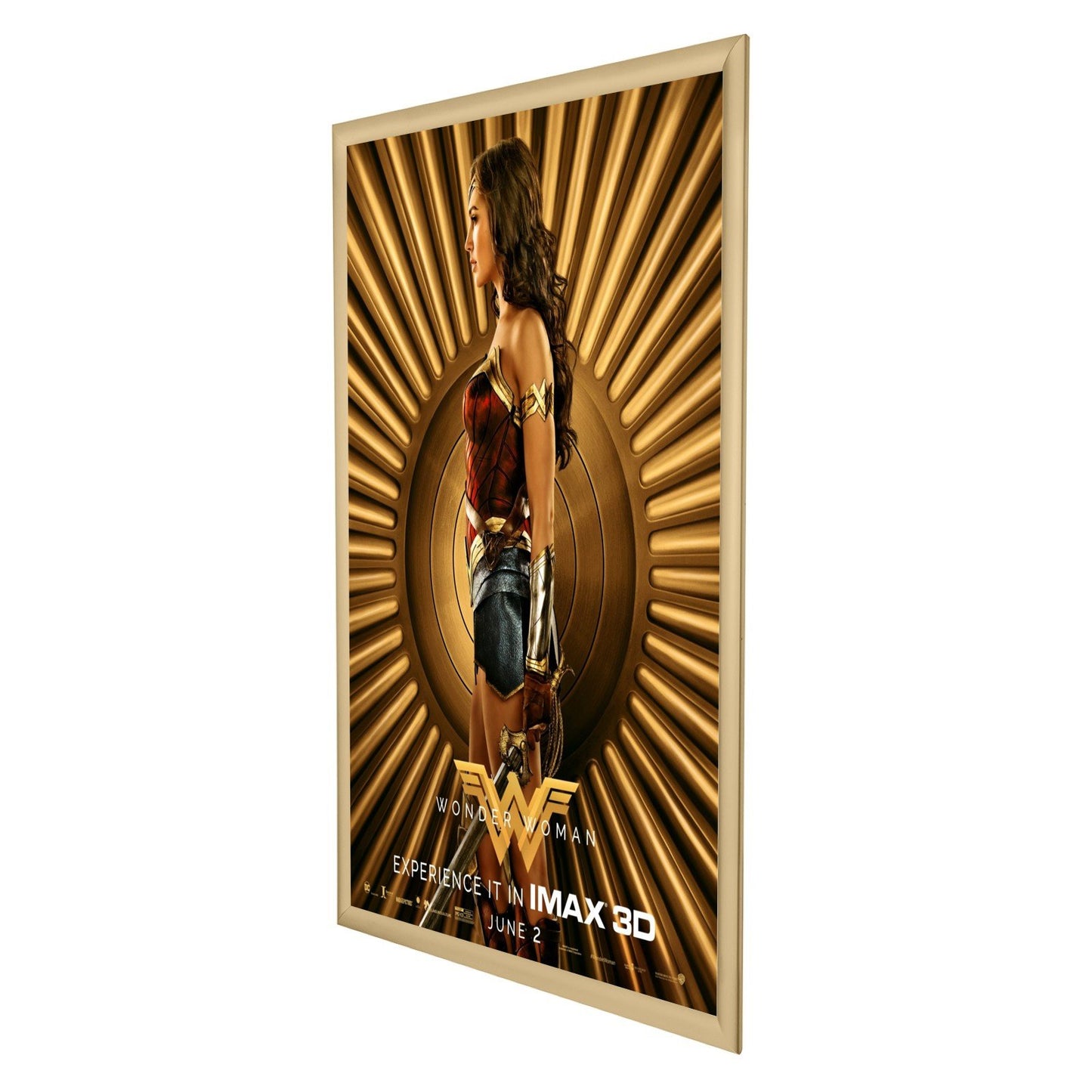 60,96 x 91,44 cm Gold Filmplakatrahmen 30 mm SnapeZo®