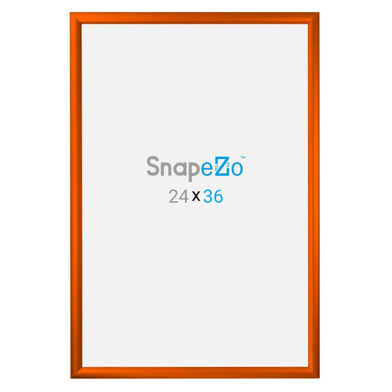 60.96 x 91.44 cm Orange Movie Poster Frame 30MM SnapeZo®