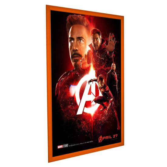 60.96 x 91.44 cm Orange Movie Poster Frame 30MM SnapeZo®