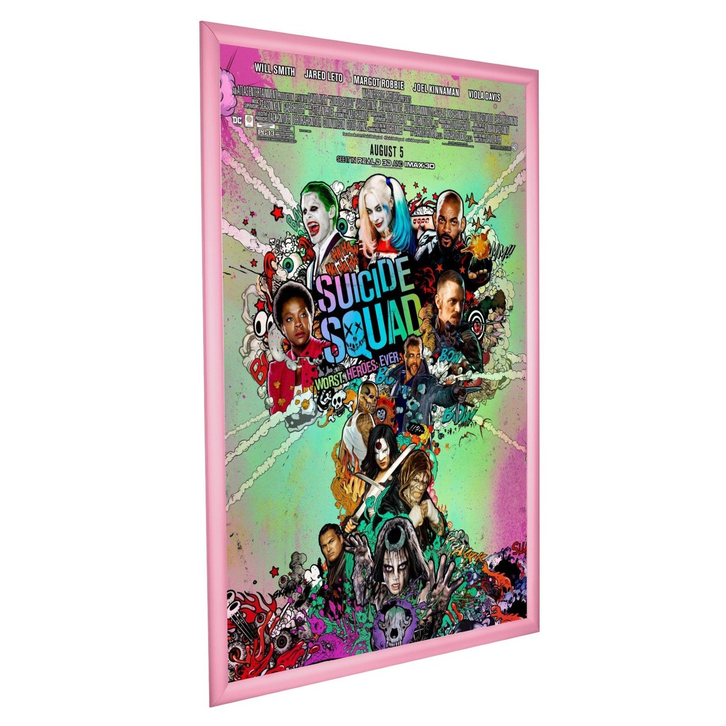 60.96 x 91.44 cm Pink Movie Poster Frame 30MM SnapeZo®