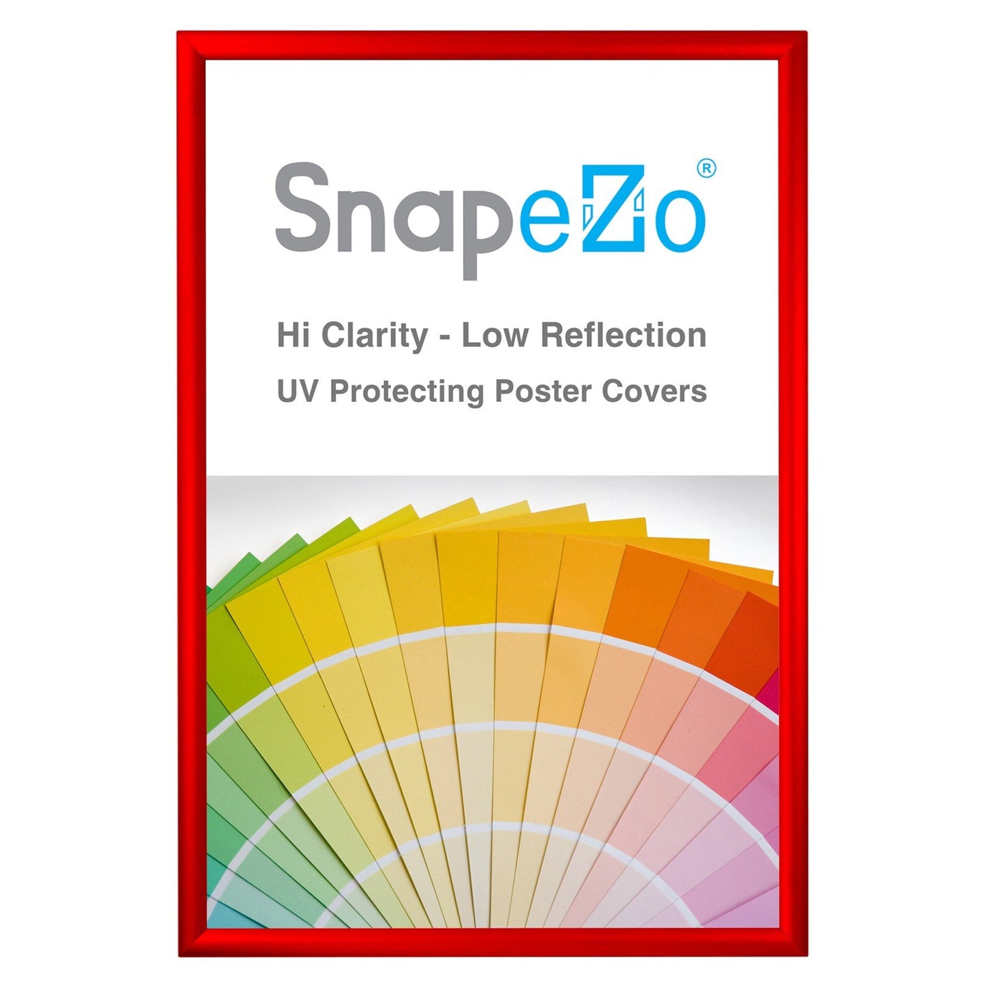 SnapeZo® 60.96 x 91.44 cm Red Snap Frame - 30MM Profile