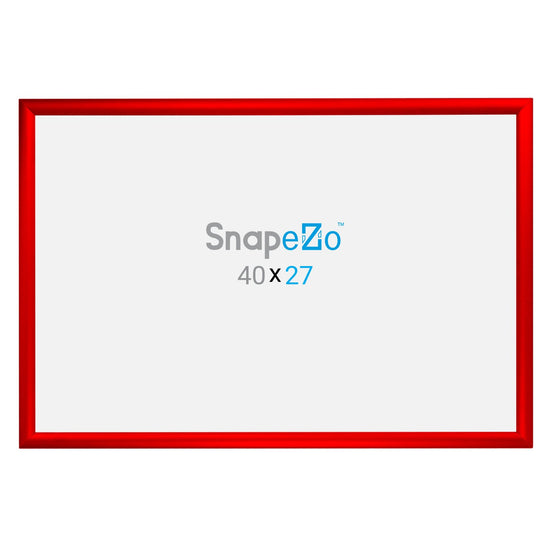 SnapeZo® 68,58 x 101,60 cm Marco a presión rojo - Perfil de 30 mm