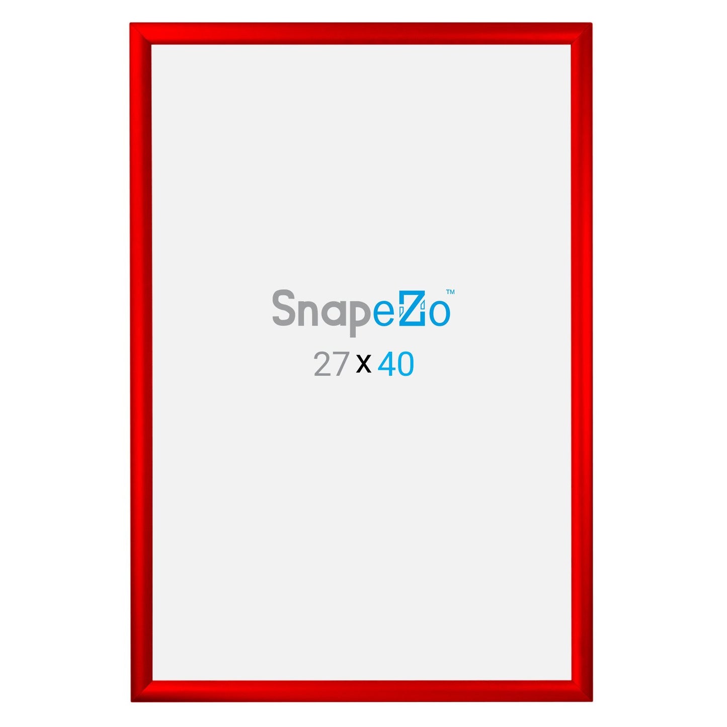 SnapeZo® 68,58 x 101,60 cm Marco a presión rojo - Perfil de 30 mm