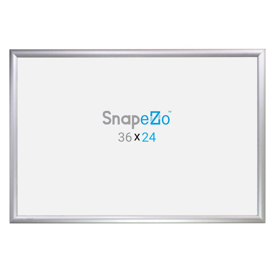 SnapeZo® 60.96 x 91.44 cm Silver Snap Frame - 30MM Profile