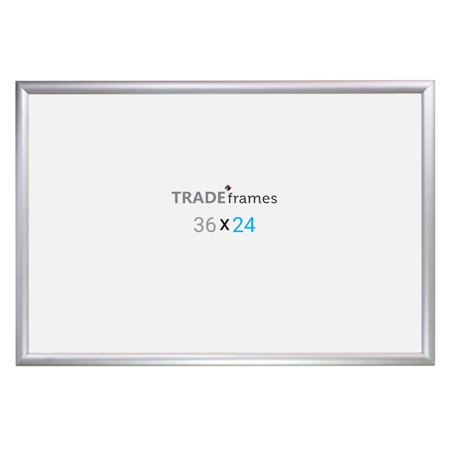 60.96 x 91.44 cm Silver Snap Frame - 30MM Profile