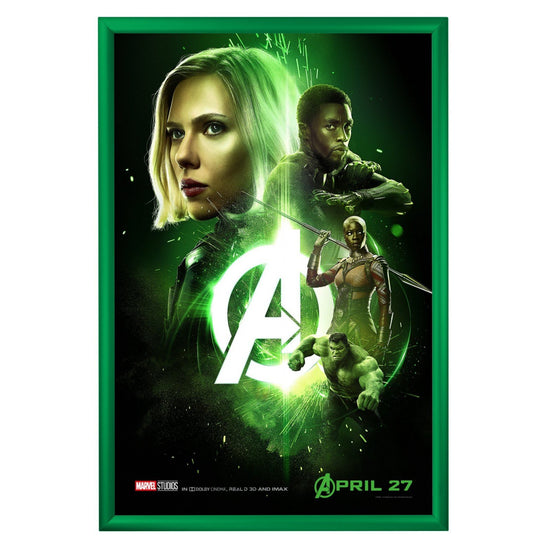 60.96 x 91.44 cm Light Green Movie Poster Frame 30MM SnapeZo®