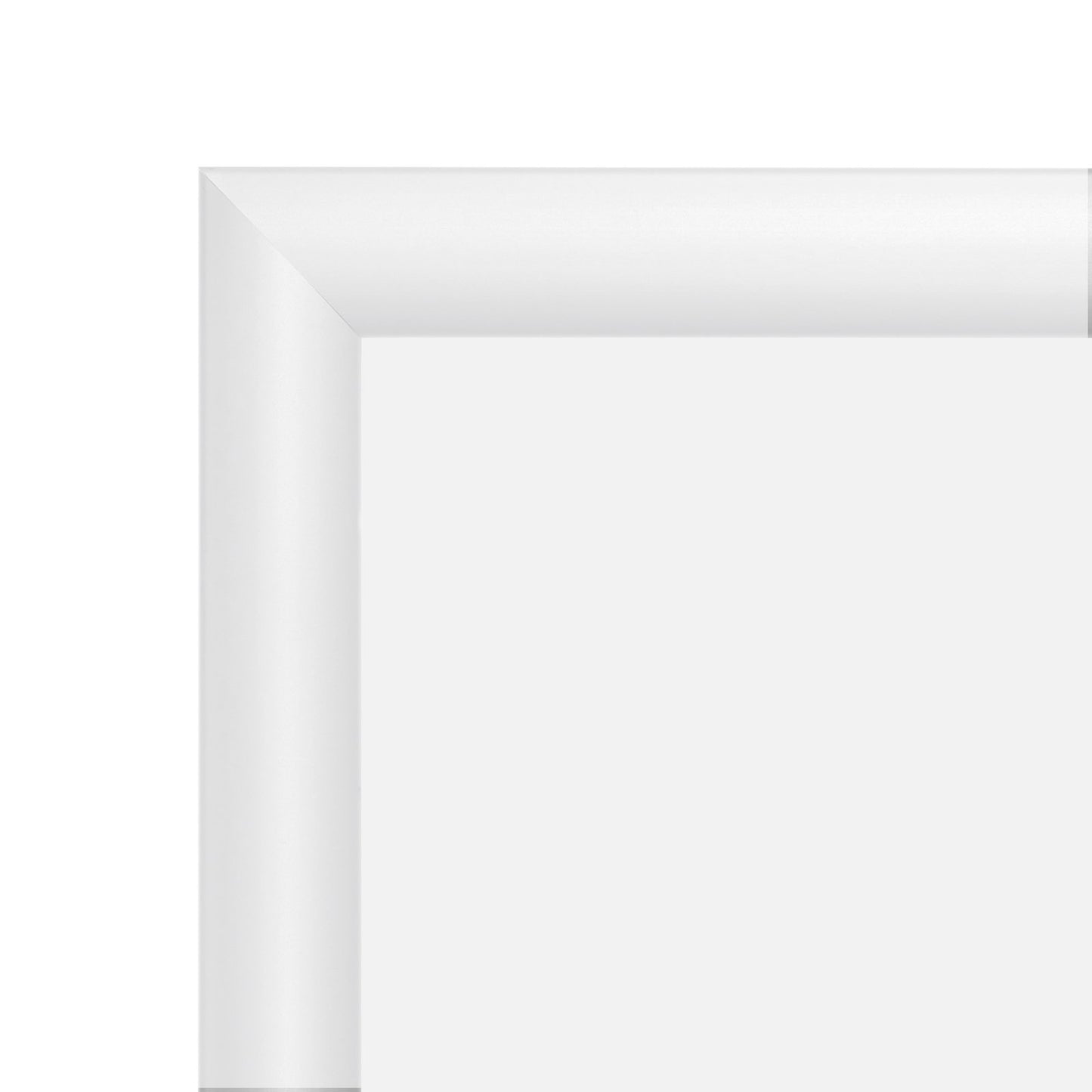 60.96 x 91.44 cm White Snap Frame - 30MM Profile