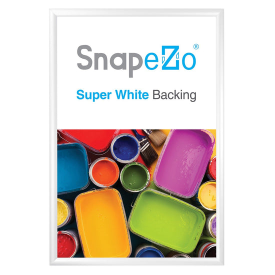 SnapeZo® 60.96 x 91.44 cm White Snap Frame - 30MM Profile