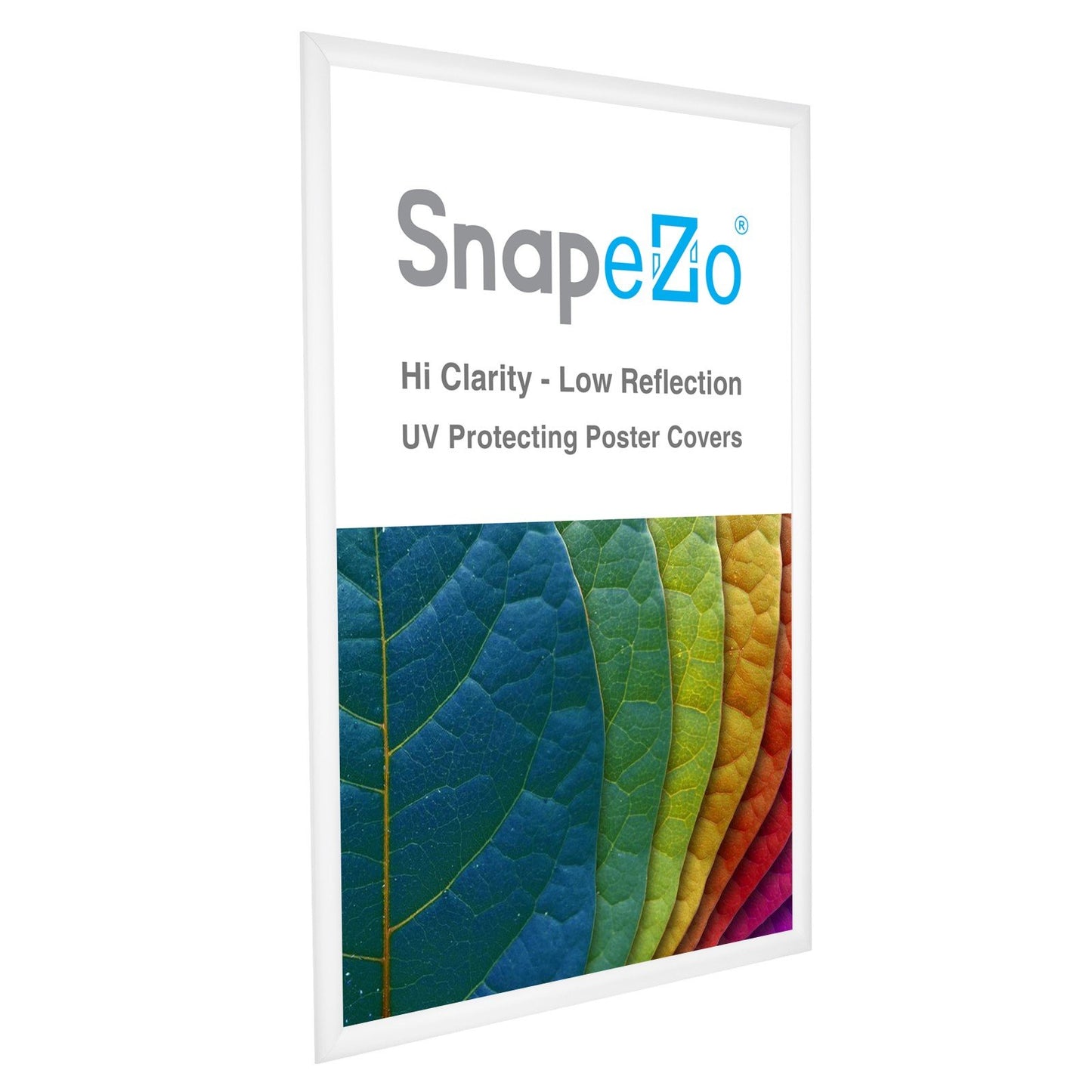 SnapeZo® 60.96 x 91.44 cm White Snap Frame - 30MM Profile