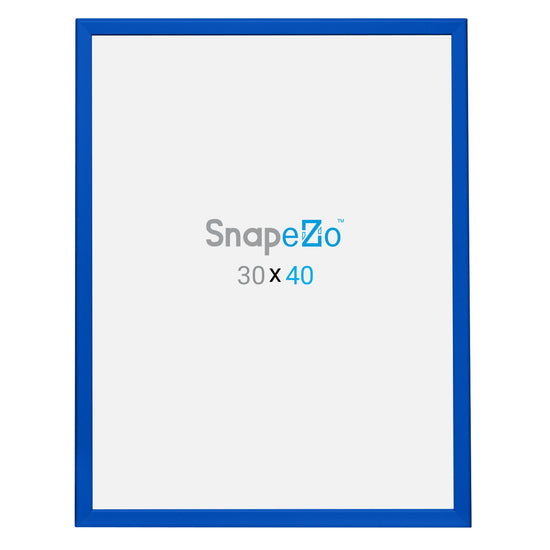 SnapeZo® 76.20 x 101.60 cm Blue Snap Frame - 32MM Profile