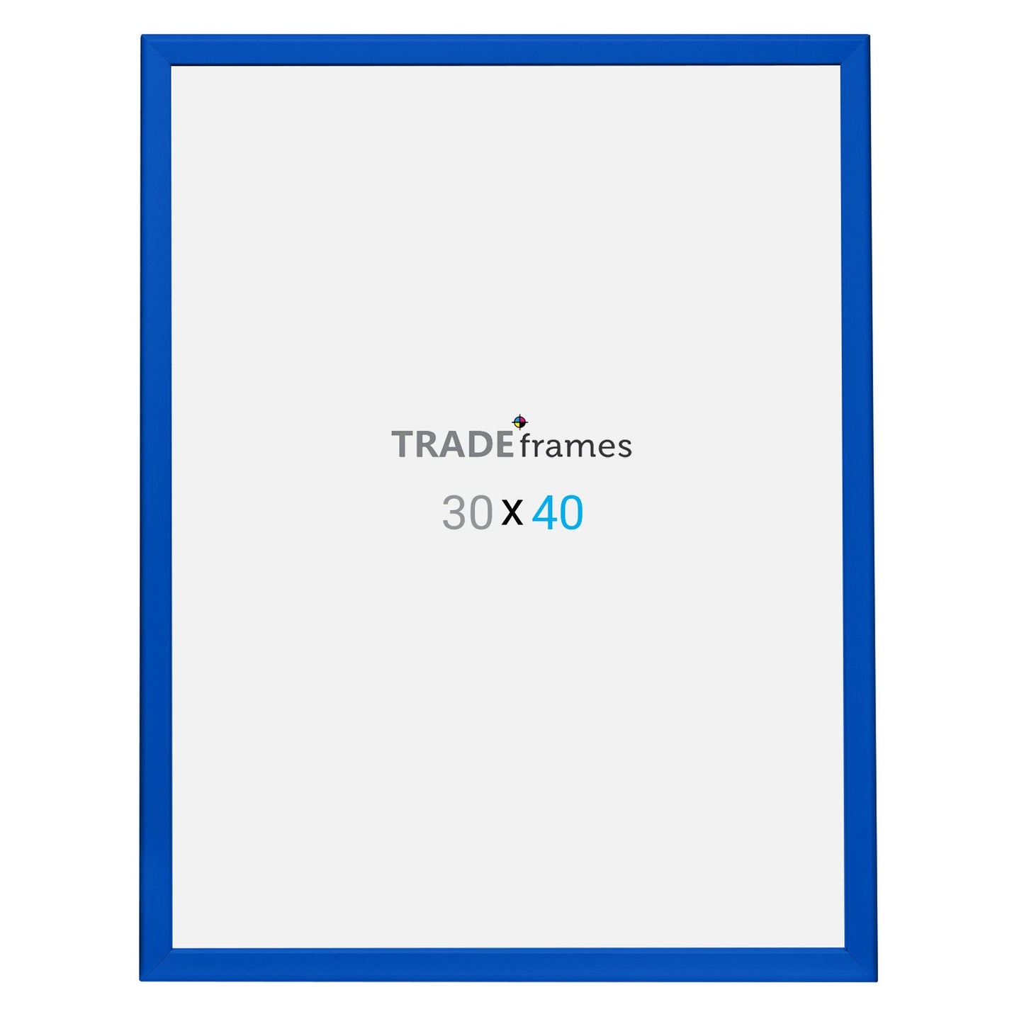 76.20 x 101.60 cm Blue Snap Frame - 32MM Profile