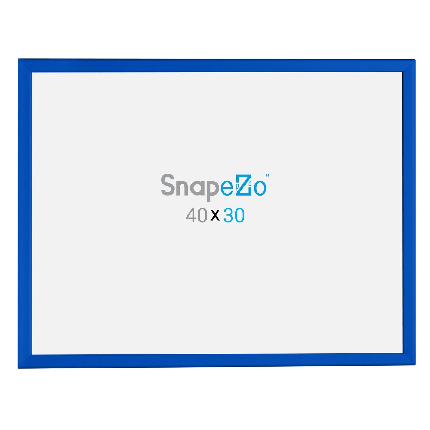 SnapeZo® 76.20 x 101.60 cm Blue Snap Frame - 32MM Profile