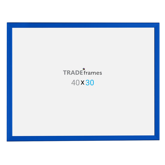 76.20 x 101.60 cm Blue Snap Frame - 32MM Profile