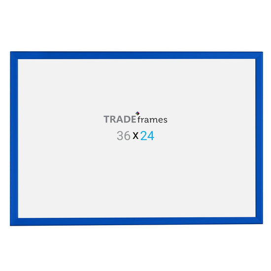 60.96 x 91.44 cm Blue Snap Frame - 32MM Profile