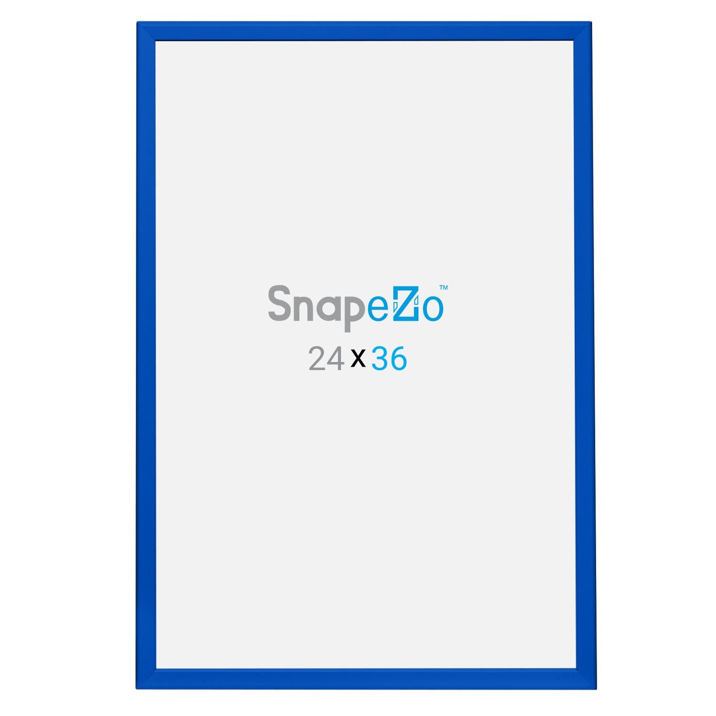 SnapeZo® 60,96 x 91,44 cm Marco a presión azul - Perfil de 32 mm