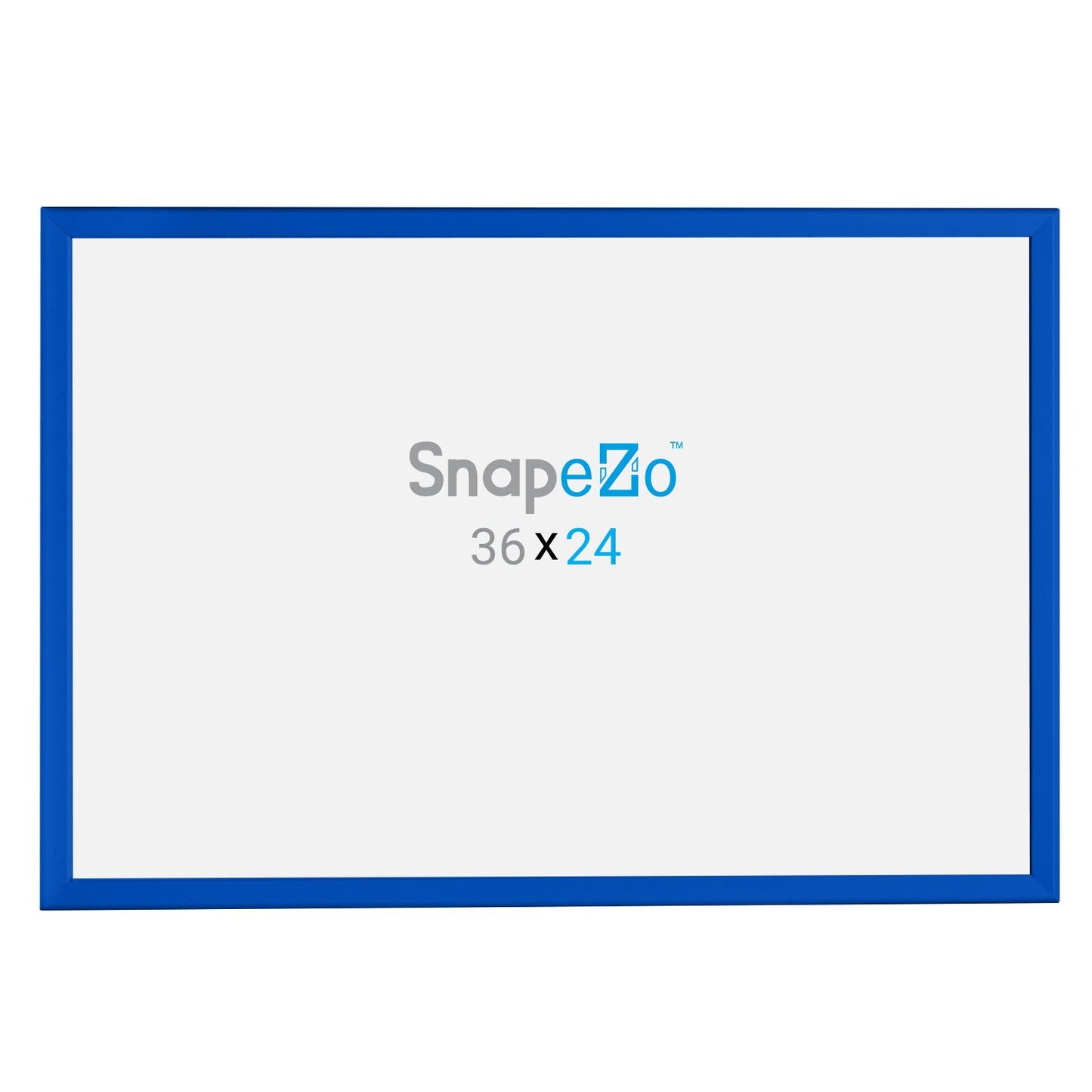 SnapeZo® 60,96 x 91,44 cm Marco a presión azul - Perfil de 32 mm