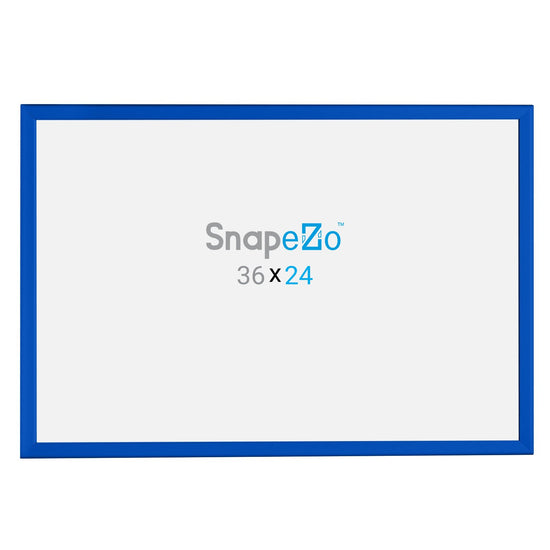 SnapeZo® 60.96 x 91.44 cm Blue Snap Frame - 32MM Profile