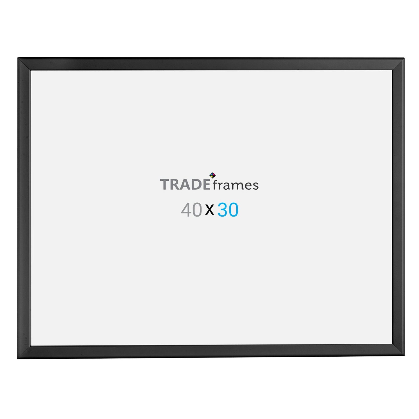 76.20 x 101.60 cm Black Snap Frame - 32MM Profile