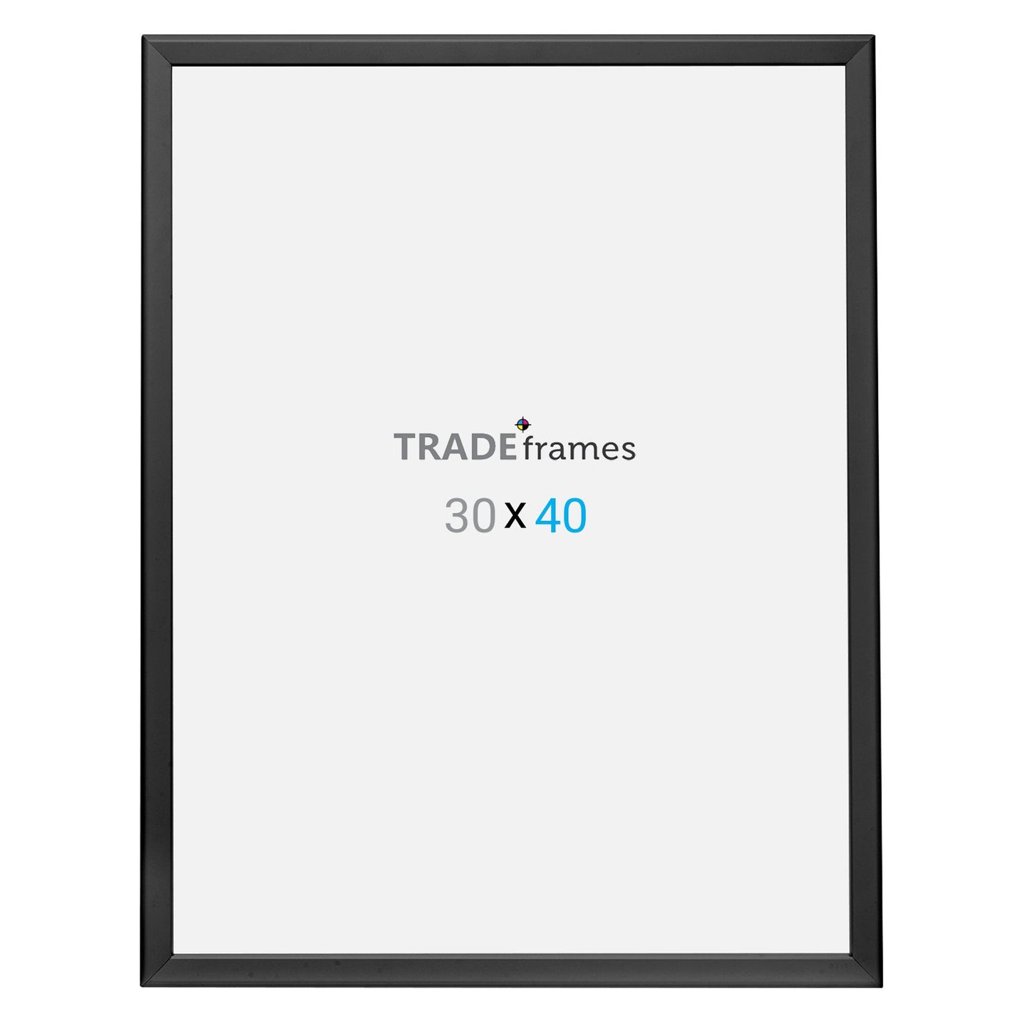 76.20 x 101.60 cm Black Snap Frame - 32MM Profile