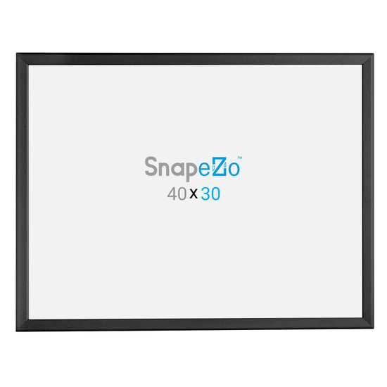 SnapeZo® 76.20 x 101.60 cm Black Snap Frame - 32MM Profile